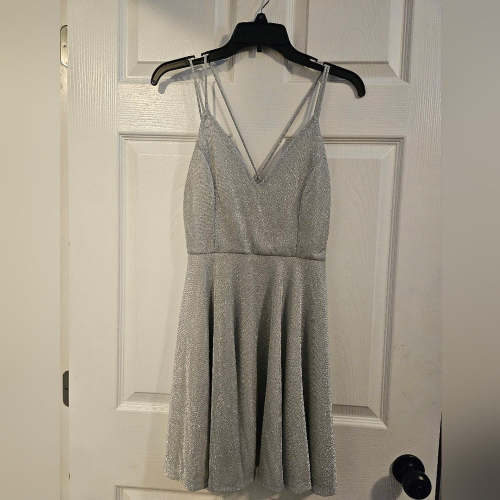 Silver glitter dress from Windsor, Medium. Worn 1 once